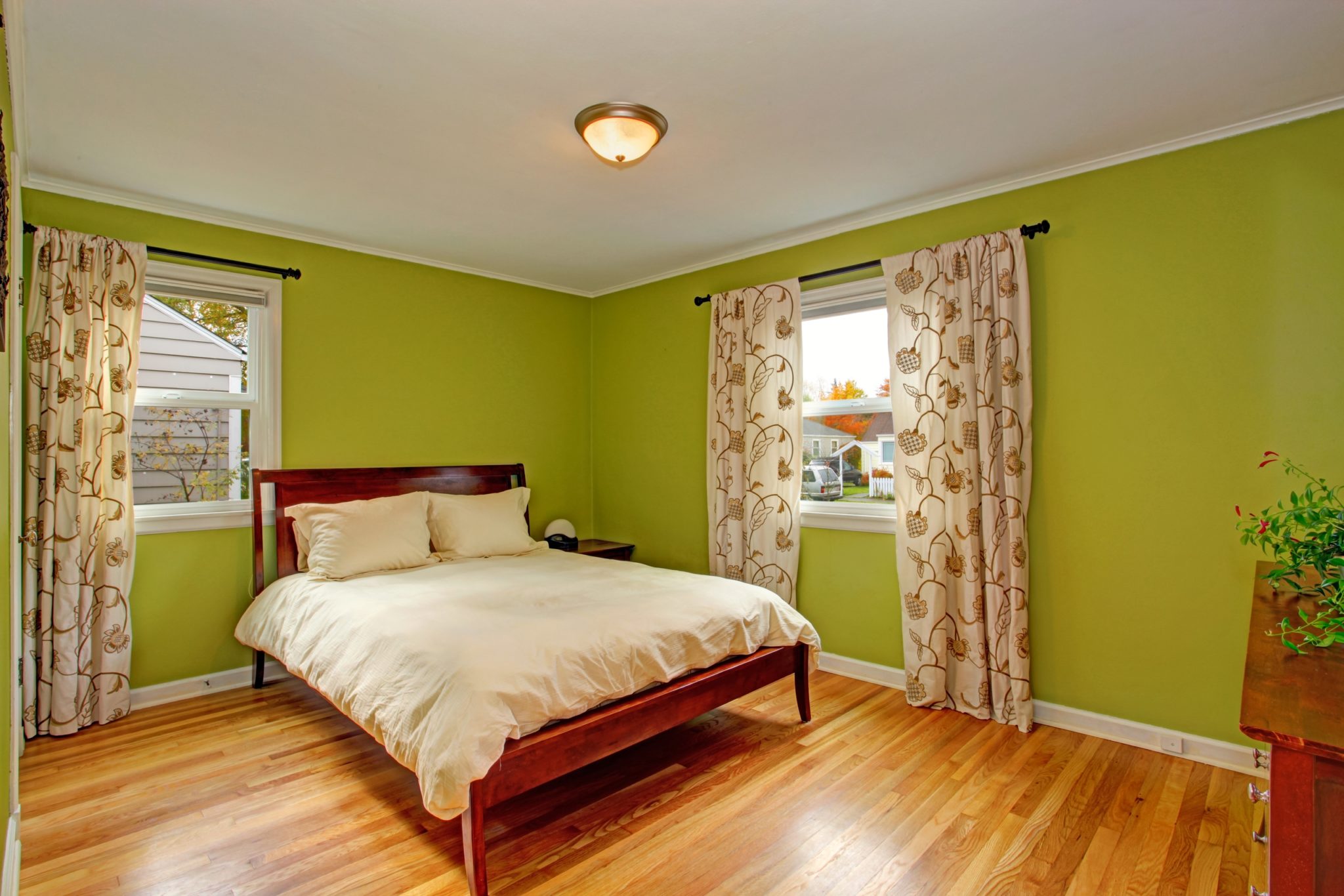 What Color Curtains Go With Green Walls? (Including 15 Examples 