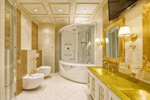 Gold Mansion Bathroom
