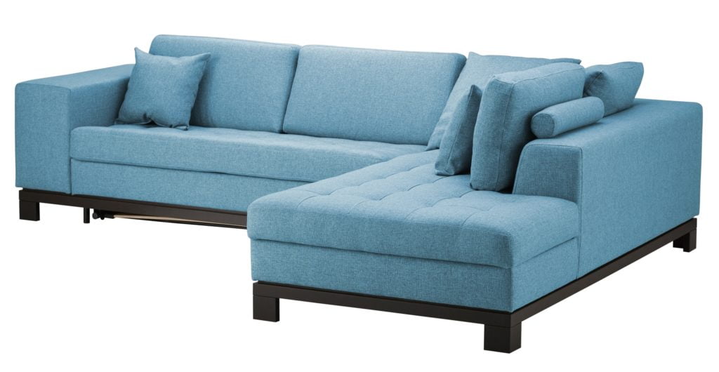 Light blue Chaise Sofa