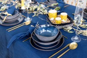 Navy Blue Tablecloths