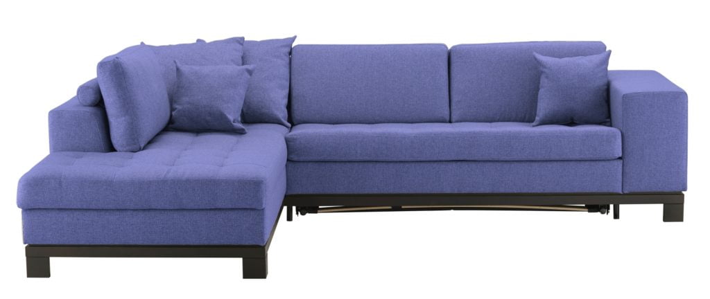 Purple Blue Chaise Sofa