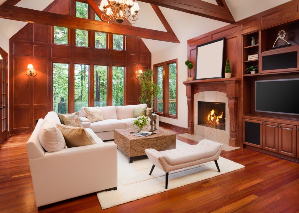 Wood Living Room