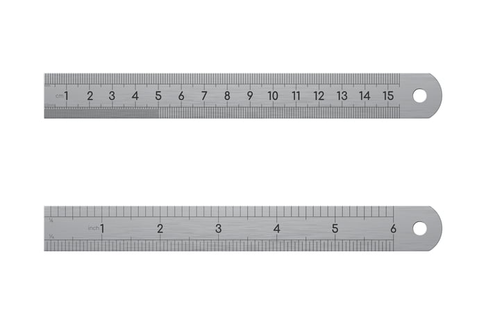 metal ruler