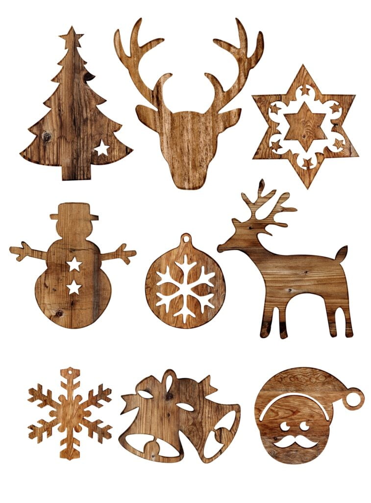Wooden ornaments
