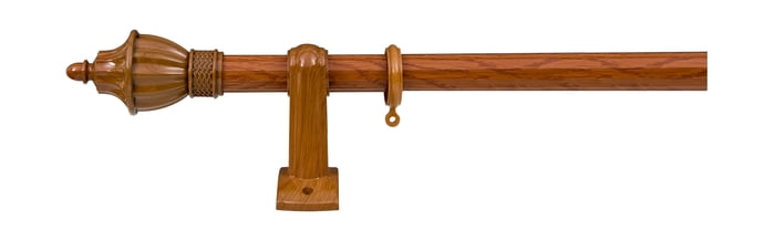 Wooden Curtain Rod Finial