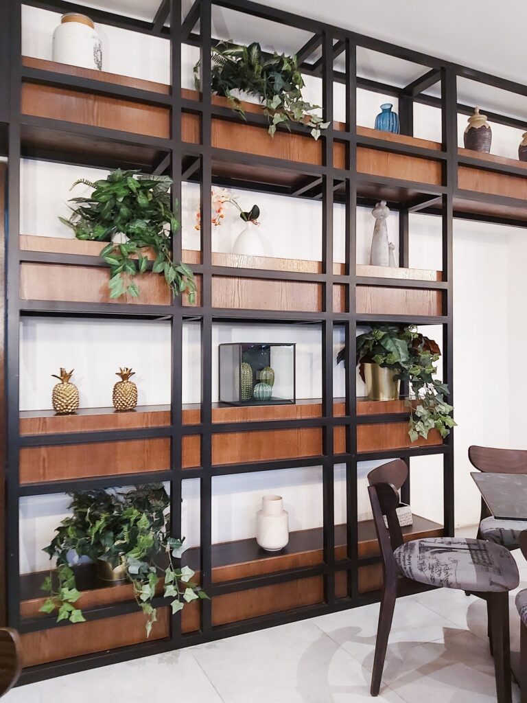 Shelves with Plants